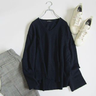 ユナイテッドアローズグリーンレーベルリラクシング(UNITED ARROWS green label relaxing)のgreen label relaxing　アローズ　　カシミア混　Vネックニット(ニット/セーター)