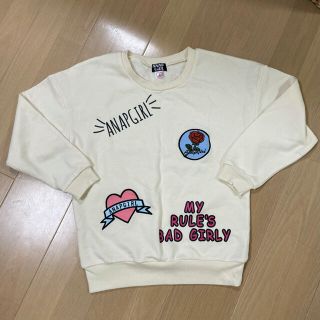 アナップ(ANAP)のANAP GIRL トレーナー 140センチ(Tシャツ/カットソー)