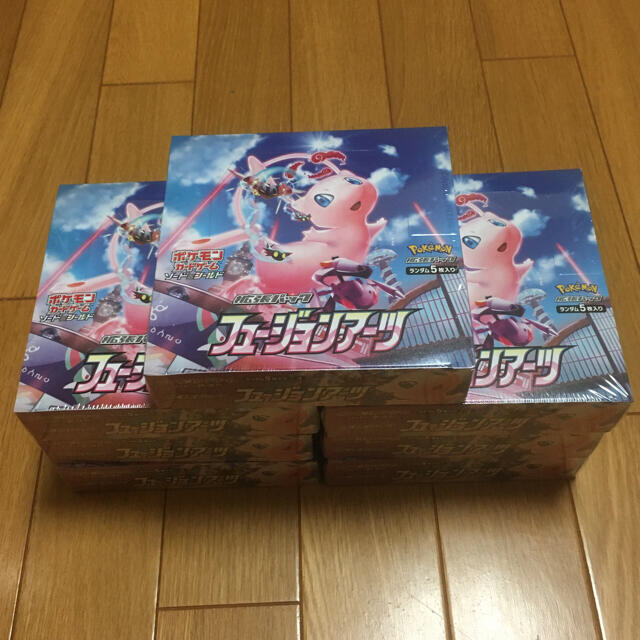 ポケモンカード　フュージョンアーツ　新品未開封　シュリンク付き　7BOX