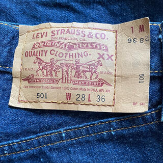 リーバイス(Levi's)のリーバイス501 米国製 メンズ28インチ(デニム/ジーンズ)