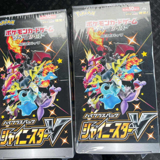 4BOX 新品未開封 ポケモン シャイニースターV BOX ボックス