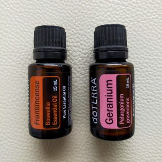 ドテラ フランキンセンス&ゼラニウム エッセンシャルオイル 15ml(エッセンシャルオイル（精油）)