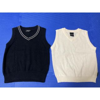 コムサイズム(COMME CA ISM)のCOMME CA ISM キッズ ニットベスト 110 コムサ(ドレス/フォーマル)