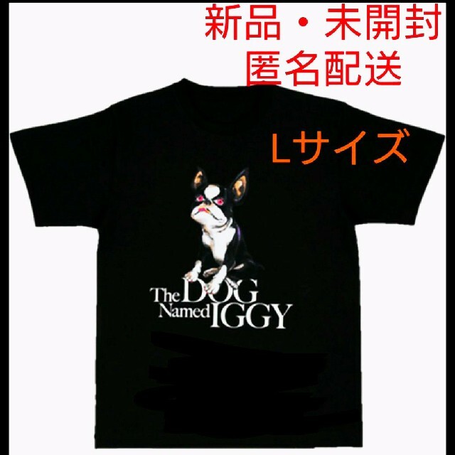 ジョジョの奇妙な冒険 ジョジョ展 イギー Ｔシャツ L 荒木飛呂彦原画展 黒 犬