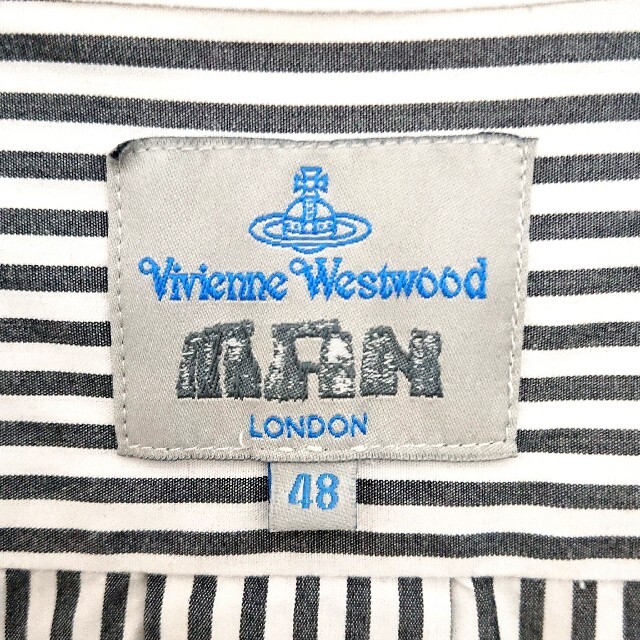 Vivienne Westwood(ヴィヴィアンウエストウッド)のVivienneWestwood MAN ワンポイント 刺繍 ロゴ 長袖 シャツ メンズのトップス(シャツ)の商品写真