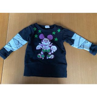 ミッキー　ディズニー　ロンT パーカー　スウェット　ハロウィン　80(Ｔシャツ)