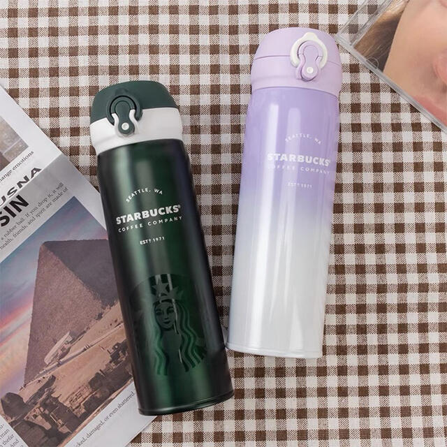 THERMOS(サーモス)のSTARBUCKS❣️スタバステンレスボトル サーモス水筒  海外限定　保温保冷 インテリア/住まい/日用品のキッチン/食器(容器)の商品写真