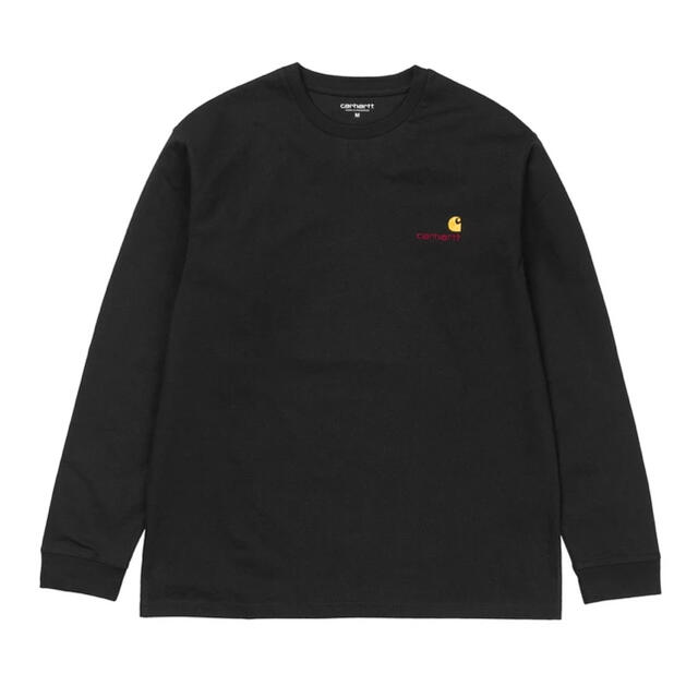 carhartt(カーハート)のカーハート　ロングスリーブアメリカンスクリプトTシャツ メンズのトップス(Tシャツ/カットソー(七分/長袖))の商品写真