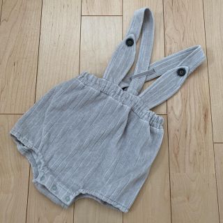 ザラキッズ(ZARA KIDS)のウサミミサロペット　ロンパース  80(ロンパース)