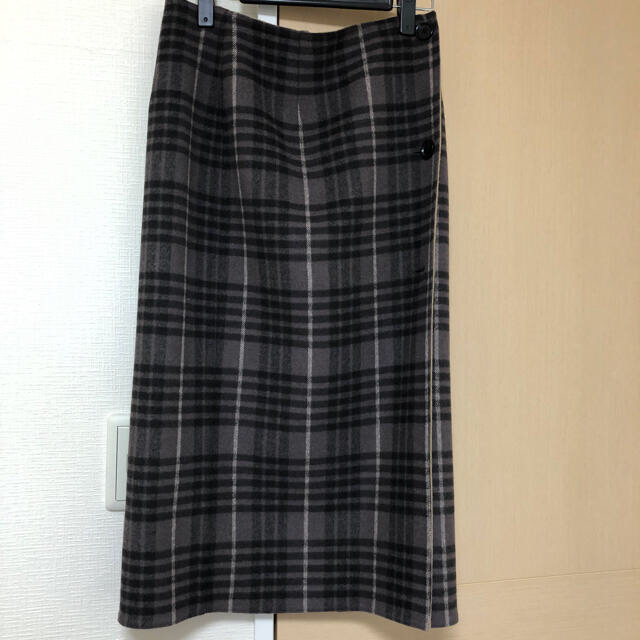 IENA(イエナ)のWフェイスミッドカーフスカート レディースのスカート(ひざ丈スカート)の商品写真