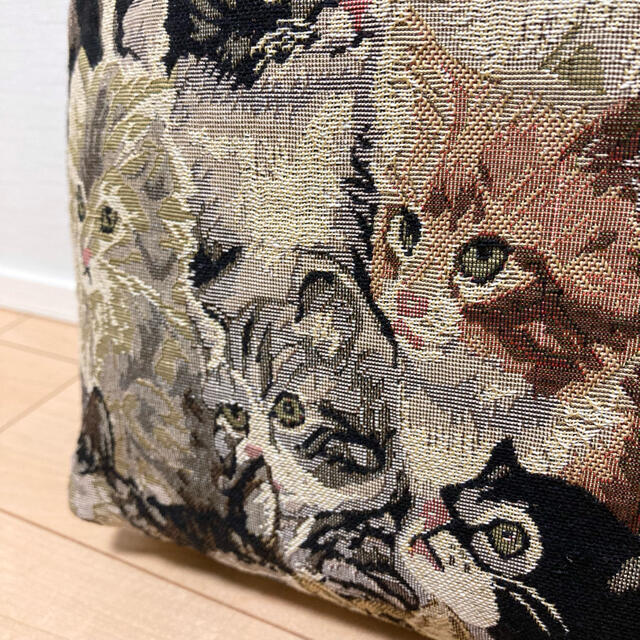 【新品】ゴブラン織　猫柄　猫トートバッグ♪ レディースのバッグ(トートバッグ)の商品写真