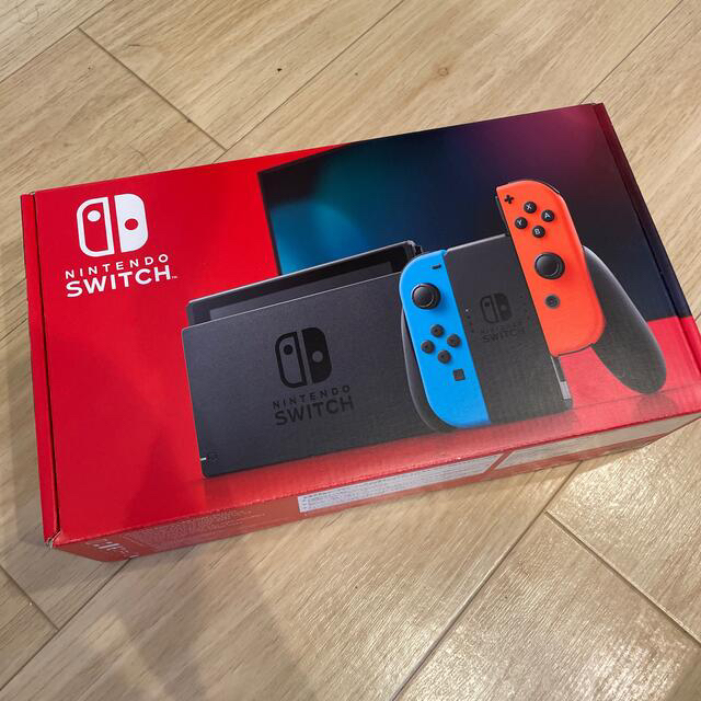 Nintendo Switch(ニンテンドースイッチ)のNintendo Switch JOY-CON(L) ネオンブルー/(R) ネオ エンタメ/ホビーのゲームソフト/ゲーム機本体(家庭用ゲーム機本体)の商品写真