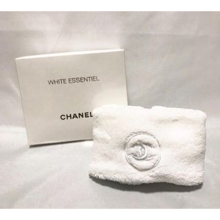 シャネル(CHANEL)のCHANEL シャネル SKINCARE CC刺繍ヘアバンド WH(ヘアバンド)