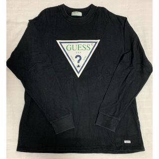 ゲス(GUESS)のGUESS ゲス グリーンラベル ロンT ブラック XL(Tシャツ/カットソー(七分/長袖))