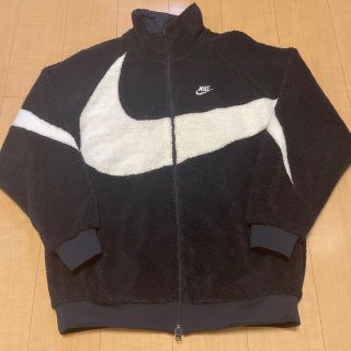 ナイキ(NIKE)のNIKE ビッグスウォッシュ ボアジャケット ネイビー(ブルゾン)