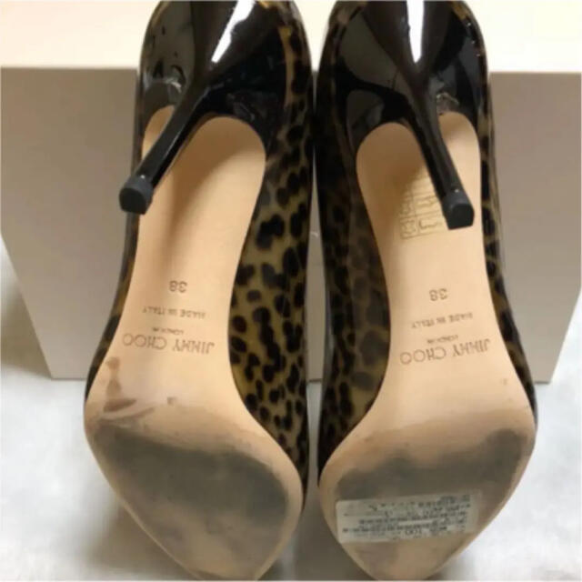 JIMMY CHOO(ジミーチュウ)の最終値下げ【美品】ジミーチュウ のレオパード柄パンプス  JIMMY CHOO レディースの靴/シューズ(ハイヒール/パンプス)の商品写真