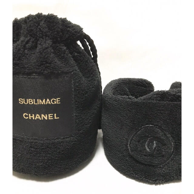 CHANEL(シャネル)のCHANEL シャネル SUBLIMAGE ヘアバンド＆巾着セット レディースのヘアアクセサリー(ヘアバンド)の商品写真