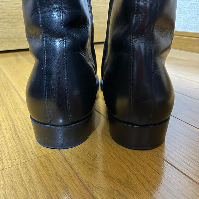 SAINT LAURENT PARIS サイドジップ レザーブーツ　40