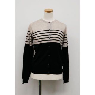 ジョンスメドレー(JOHN SMEDLEY)の新品 JOHN SMEDLEY ジョンスメドレー ボーダーカーディガン(カーディガン)