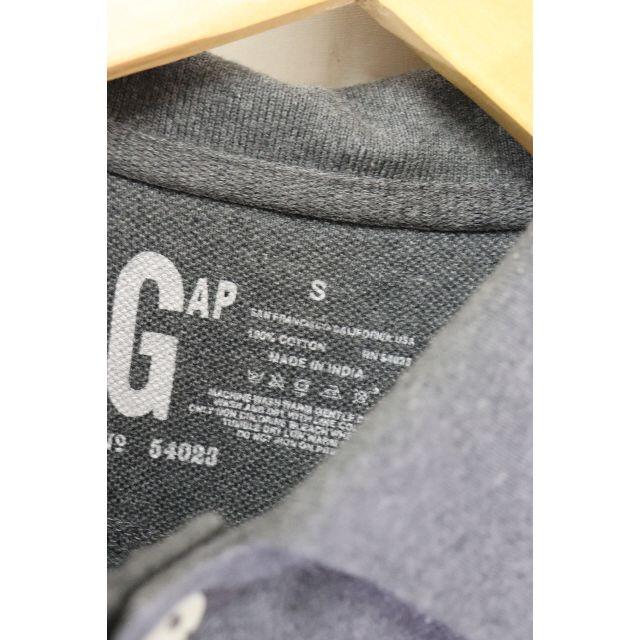 GAP(ギャップ)のプロフ必読GAPグレー鹿の子ポロシャツ/シンプルアメリカブランド良品S メンズのトップス(ポロシャツ)の商品写真