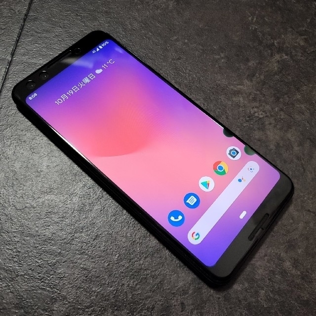 Google Pixel(グーグルピクセル)のGoogle Pixel 3 Black 64GB ジャンク品 スマホ/家電/カメラのスマートフォン/携帯電話(スマートフォン本体)の商品写真