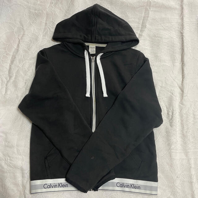 Calvin Klein(カルバンクライン)のCalvin Klein ジップアップトップフーディ パーカー レディースのトップス(パーカー)の商品写真