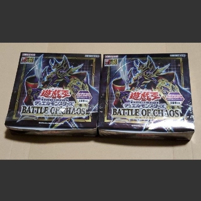 遊戯王 バトルオブカオス 未開封4ボックスシュリンク付 /デッキ