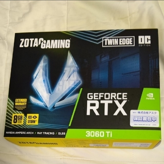 ZOTAC GeForce RTX 3060ti 非LHR