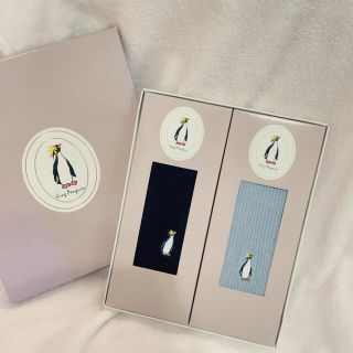 𓊆 新品 King Penguin 日本製🐧🧦靴下2足セット 箱入 𓊇 (ソックス)