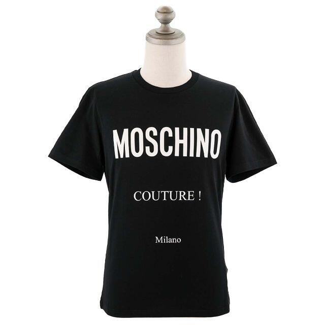 トップスMOSCHINO 半袖Tシャツ ブラック サイズ46