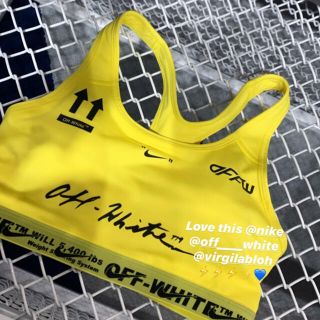 オフホワイト(OFF-WHITE)のoff-white NIKE コラボ　オフホワイト　トレーニングウェア　(タンクトップ)