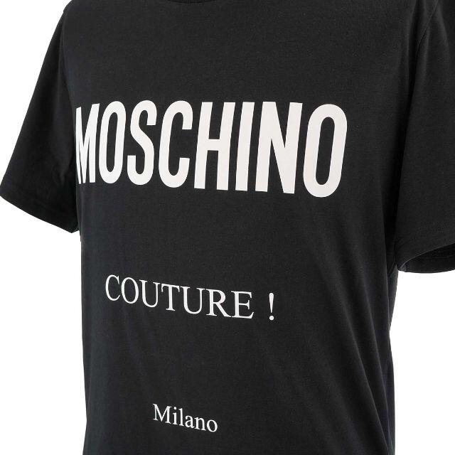 MOSCHINO(モスキーノ)のMOSCHINO 半袖Tシャツ ブラック サイズ52 メンズのトップス(Tシャツ/カットソー(半袖/袖なし))の商品写真