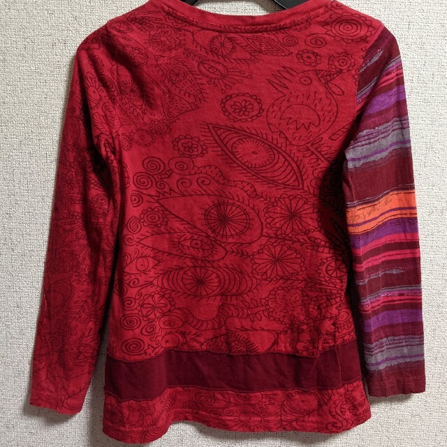 DESIGUAL(デシグアル)のDesigual　子供　Tシャツ　9/10才　トップス　スペイン　インド製　綿 キッズ/ベビー/マタニティのキッズ服女の子用(90cm~)(Tシャツ/カットソー)の商品写真