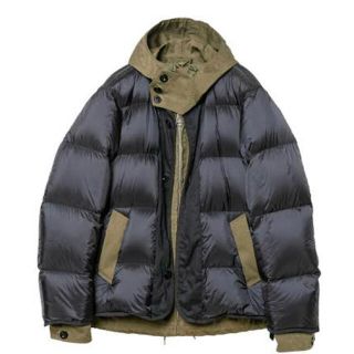 サカイ(sacai)のSacai Ten-c ダウンジャケット ネイビー カーキ NAVY KHAKi(ダウンジャケット)