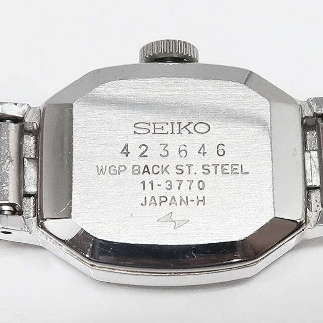 手巻き西04】SEIKO/SOLAR/K14WG　21石/手巻き10-7170