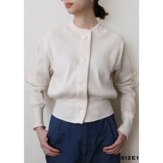 美品限定品【OSHIMA REI×DOORS】コットンカーディガン ネイビー-