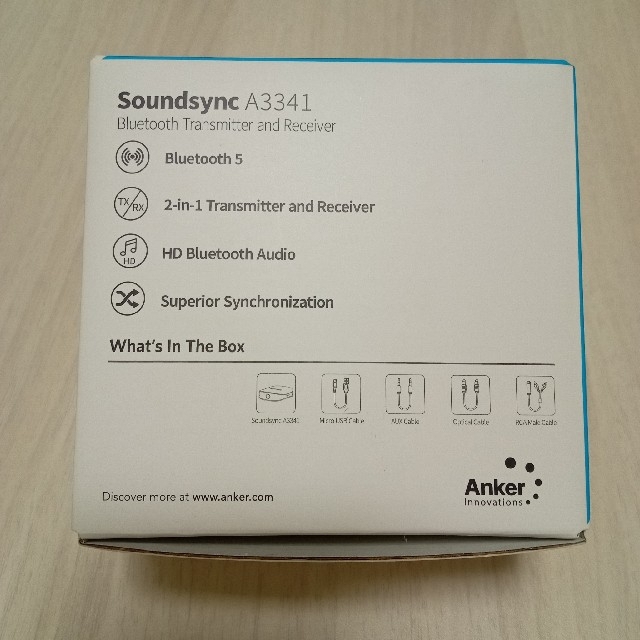 A3341 アンカー Anker Soundsync スマホ/家電/カメラのPC/タブレット(PC周辺機器)の商品写真