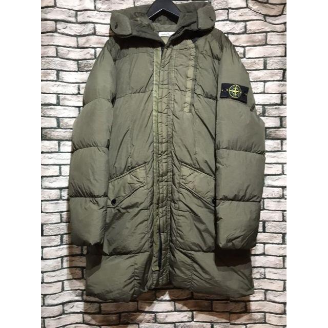 STONE ISLAND ナイロンメタルロングダウンジャケット