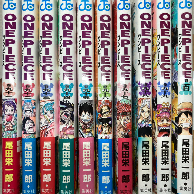 集英社 - ONEPIECE 91〜100巻セットの通販 by cit_Rice's shop ...