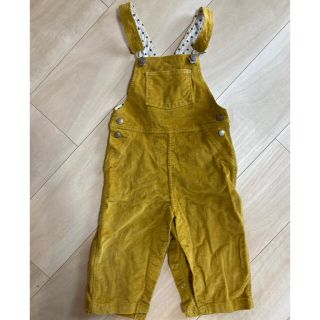 プチバトー(PETIT BATEAU)のプチバトー　PETIT BATEAU コーデュロイサロペット(ロンパース)