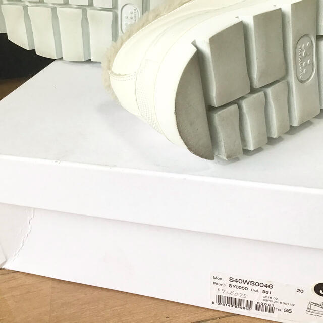 レディース Maison マルジェラ スリッポン 白 ボリュームソールの通販