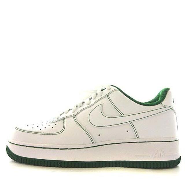 ナイキ NIKE CV1724 エアフォース1 ロー 27cm 白 グリーン緑