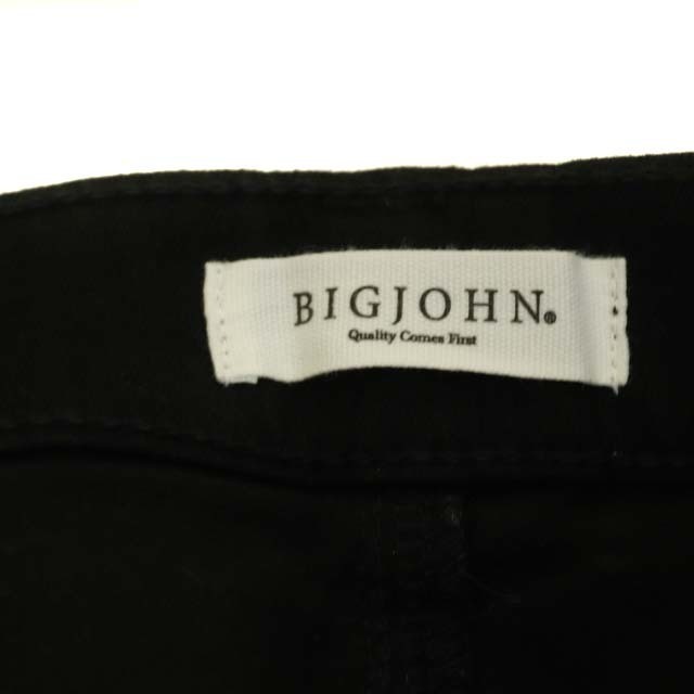 BIG JOHN(ビッグジョン)のビッグジョン ストレッチ テーパード デニムパンツ ジーンズ W30 M 黒 メンズのパンツ(デニム/ジーンズ)の商品写真