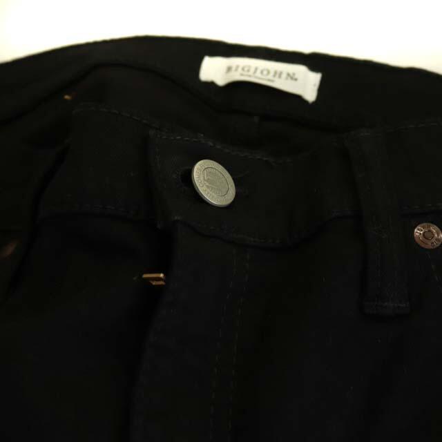 BIG JOHN(ビッグジョン)のビッグジョン ストレッチ テーパード デニムパンツ ジーンズ W30 M 黒 メンズのパンツ(デニム/ジーンズ)の商品写真
