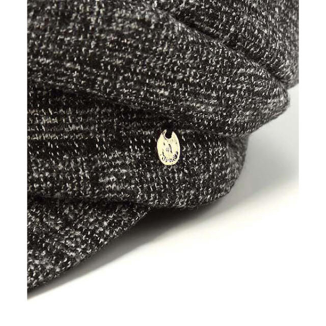 45R(フォーティファイブアール)の新品未使用‼️グレンチェックキャスケット帽 グレー ベレー帽 希少 格安‼️ レディースの帽子(キャスケット)の商品写真