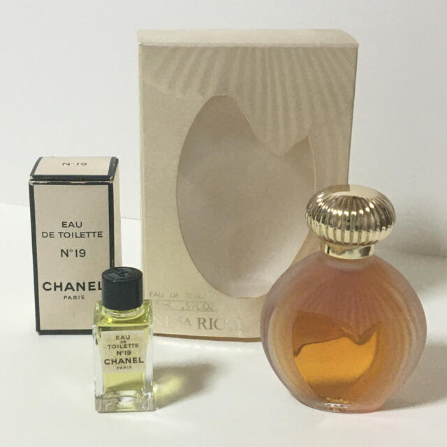 CHANEL(シャネル)の[送料無料] CHANEL N°19 & NINA RICCI  香水セット　  コスメ/美容の香水(香水(女性用))の商品写真