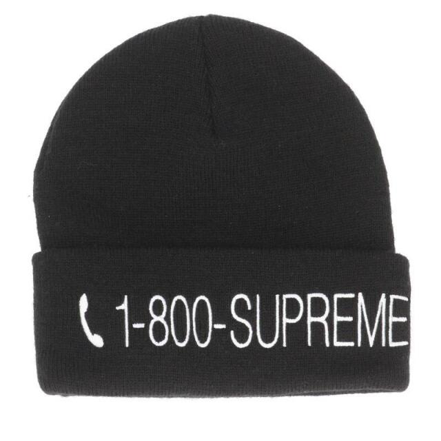 Supreme - シュプリーム テレフォンナンバー刺繍ビーニーニット