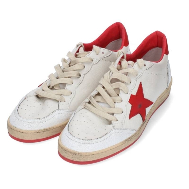 GOLDEN GOOSE(ゴールデングース)のゴールデングース ヴィンテージ加工スターロゴスニーカー 41 メンズの靴/シューズ(スニーカー)の商品写真