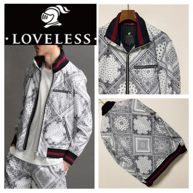 新品同様◆LOVELESS ラブレス◆バンダナ メッシュタンカース ブルゾン 1 | フリマアプリ ラクマ