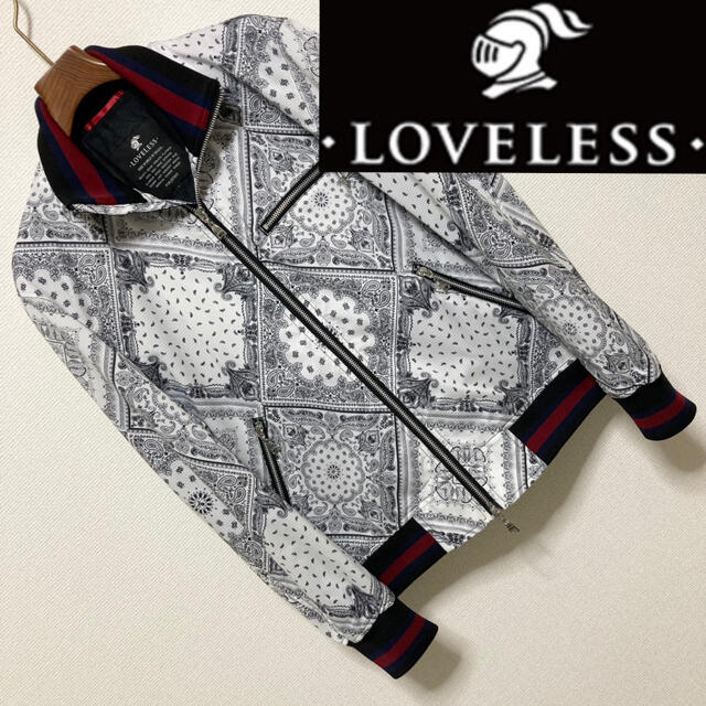 新品同様◆LOVELESS ラブレス◆バンダナ メッシュタンカース ブルゾン 1